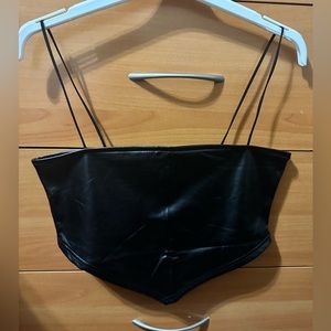 Forever 21 leather top